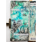 Simon Says Stamp! Simon Says Clear Stamps SNOWFLAKE SEASON sss202183c Winter Art Journal Page | color-code:ALT02