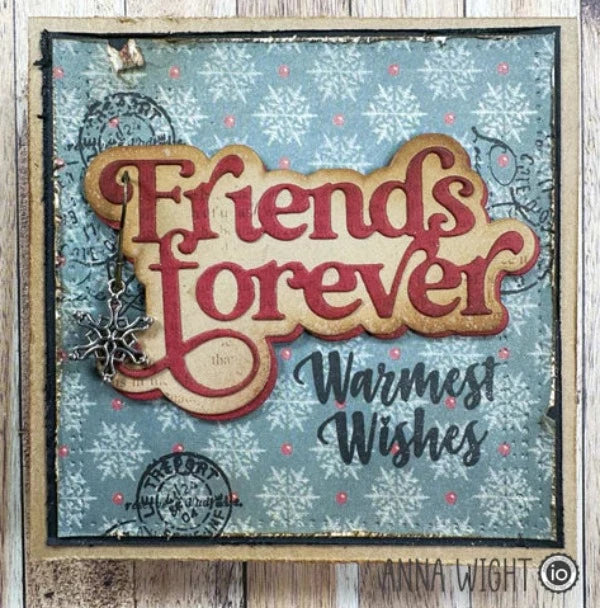 Impression Obsession Forever Friends Dies die1286 warmest wishes