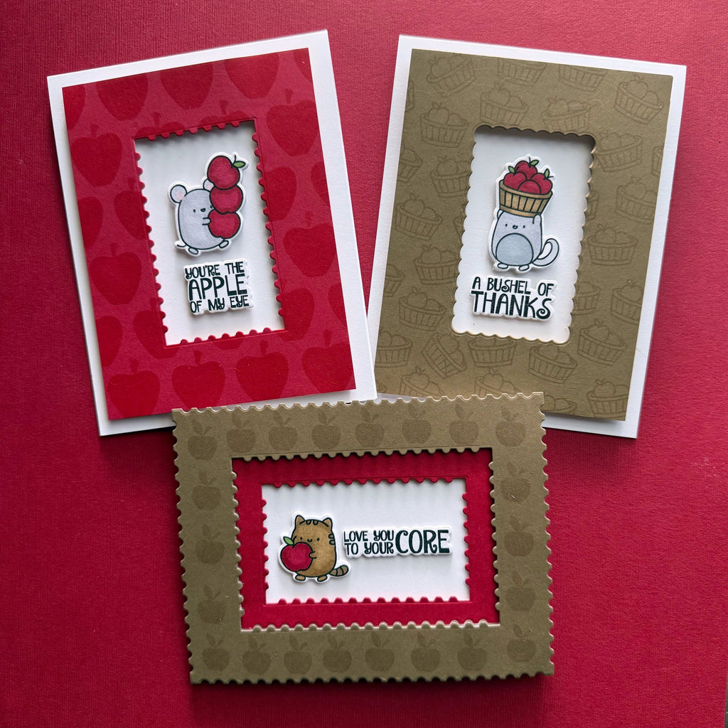 Simon Says Clear Stamps Apple of My Eye 3239ssc STAMPtember Card Set | color-code:ALT01