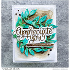 Simon Says Stamp Appreciate You Wafer Dies 1047sd Be Bold Appreciate You Card