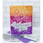 Simon Says Stamp Appreciate You Wafer Dies 1047sd Be Bold Appreciate You Card