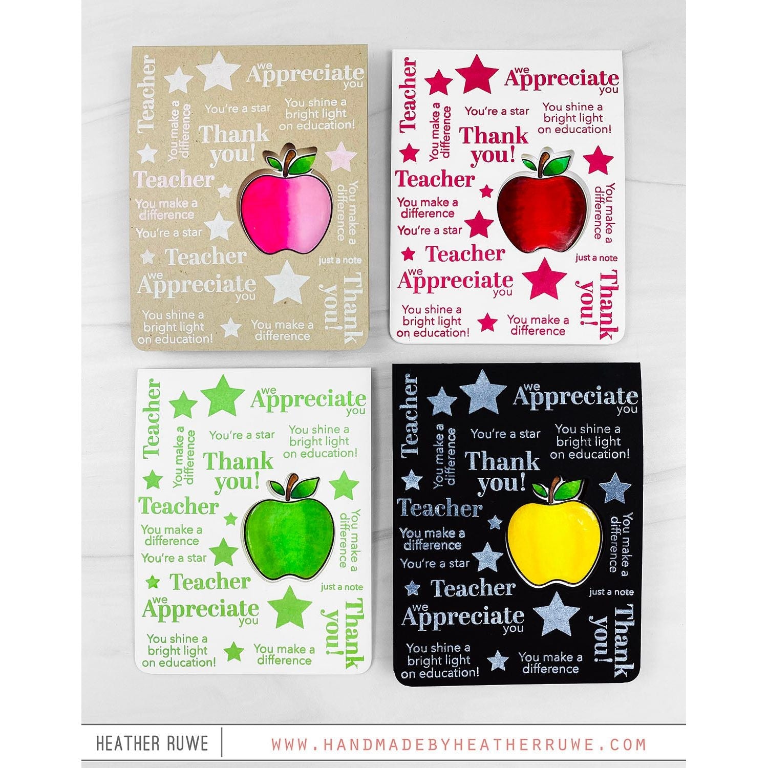Simon Says Stamps and Dies Appreciate You set766ay Celebrate Teacher Cards | color-code:ALT07