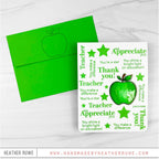 Simon Says Clear Stamps Appreciate You 3037ssc Celebrate Teacher Card  | color-code:ALT08