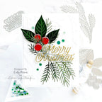 Simon Says Stamp Arching Spruce Sprig Wafer Dies s890 All The Joy Christmas Card | color-code:ALT01