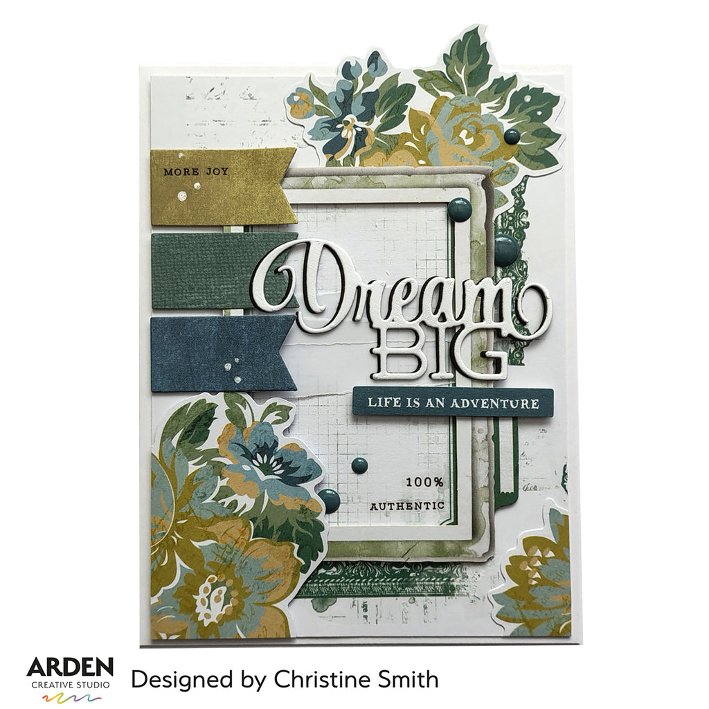 Arden Creative Studio Banner Shapes 01 Die Set acscd0008 dream big