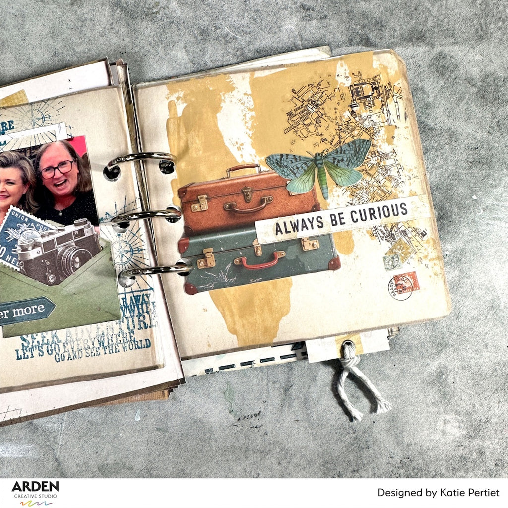 Arden Creative Studio Been There 12x12 Paper Pad acspp0020 always be curious