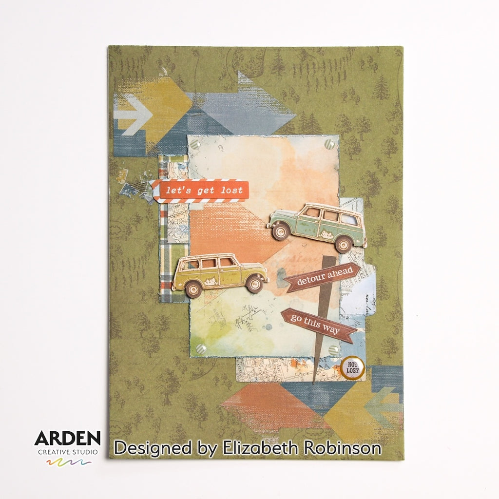 Arden Creative Studio Been There 12x12 Paper Pad acspp0020 go this way
