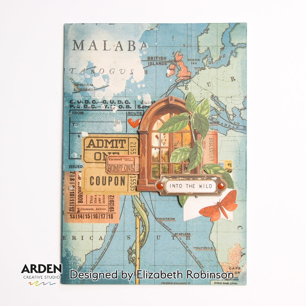 Arden Creative Studio Been There 12x12 Paper Pad acspp0020 into the wild