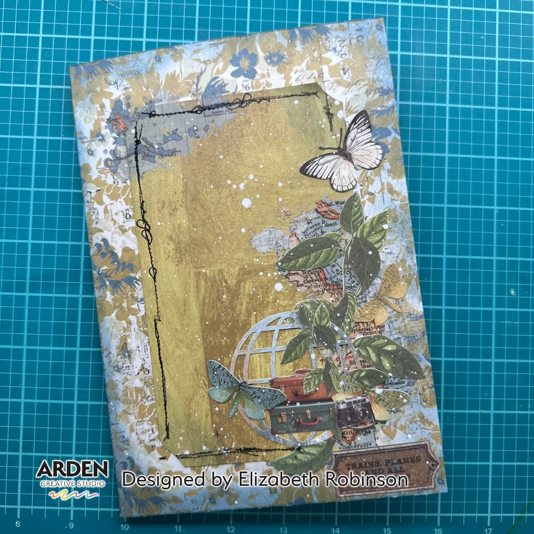 Arden Creative Studio Been There Solids 12x12 Paper Pad acspp0021 butterfly