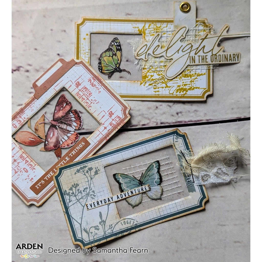Arden Creative Studio Botanical Clusters 01 Clear Stamps acscs0010 tags