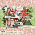 Arden Creative Studio Christmas Cheer 12x12 Paper Pad acspp0026 santa hat more merry 