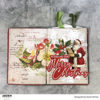 Arden Creative Studio Christmas Cheer 12x12 Paper Pad acspp0026 santa music notes berries christmas card