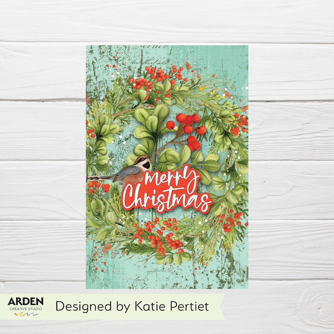 Arden Creative Studio Christmas Cheer 6x8 Paper Pad acspp0028 merry christmas card