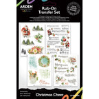Arden Creative Studio Christmas Cheer 6x8 Rub On Transfer Set acsro0011