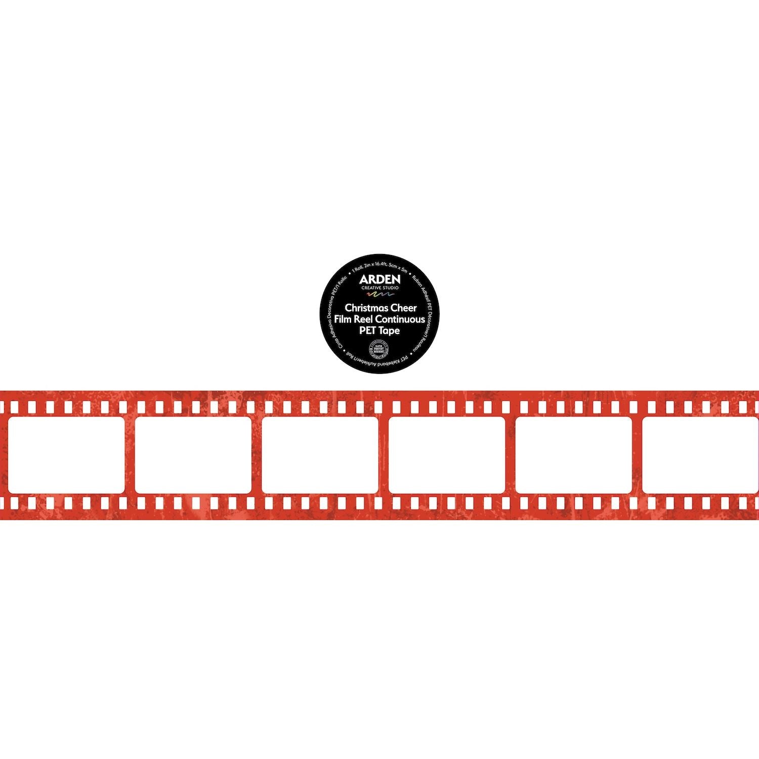 Arden Creative Studio Christmas Cheer Film Reel Continuous Tape acsct0009