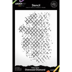 Arden Creative Studio Distressed Diamond Stencil acsst0002