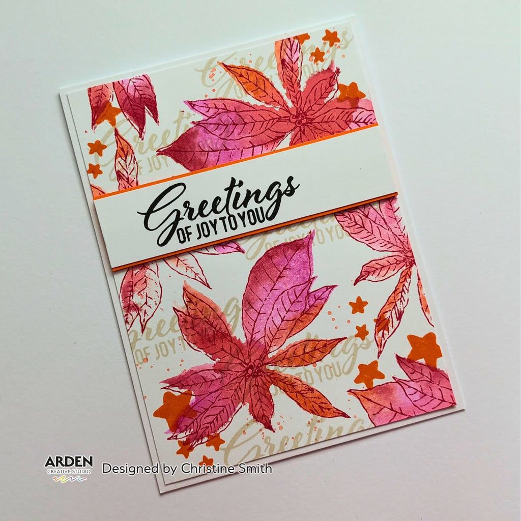 Arden Creative Studio Festive Elements Clear Stamp Set acscs0013 greetings