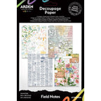 Arden Creative Studio Field Notes 6x8 Decoupage Paper acsdp0003