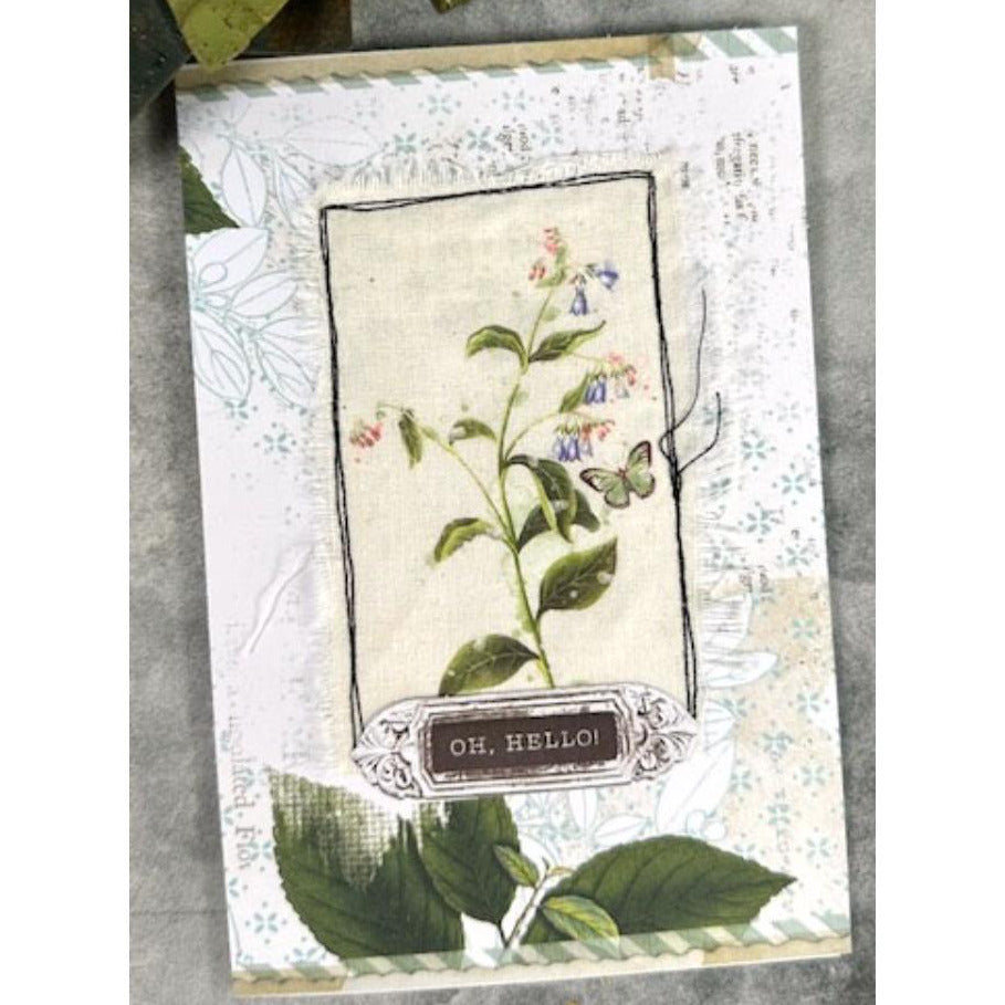 Arden Creative Studio Field Notes Ephemera Pack acsep0010 purple flowers