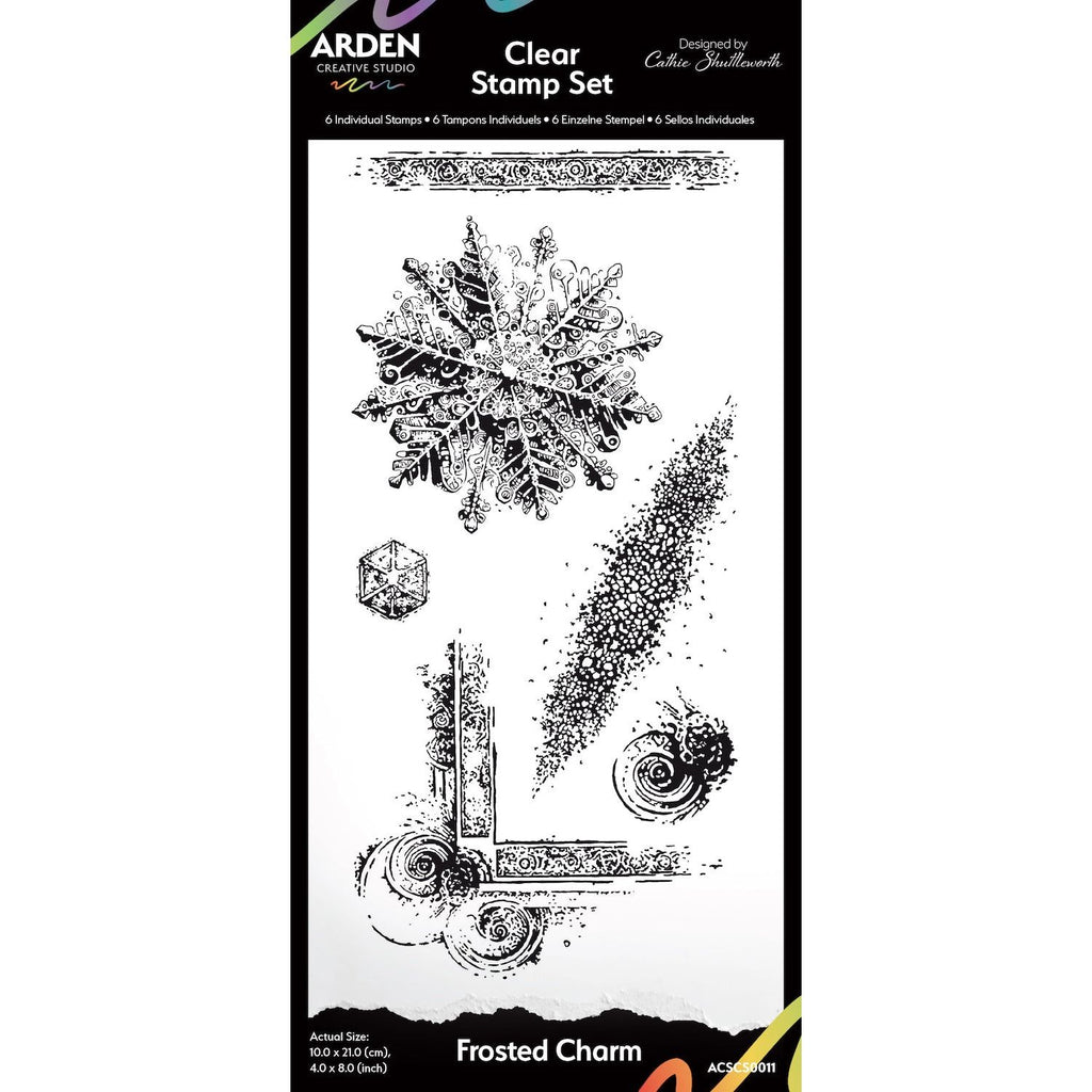 Arden Creative Studio Frosted Charm Clear Stamp Set acscs0011