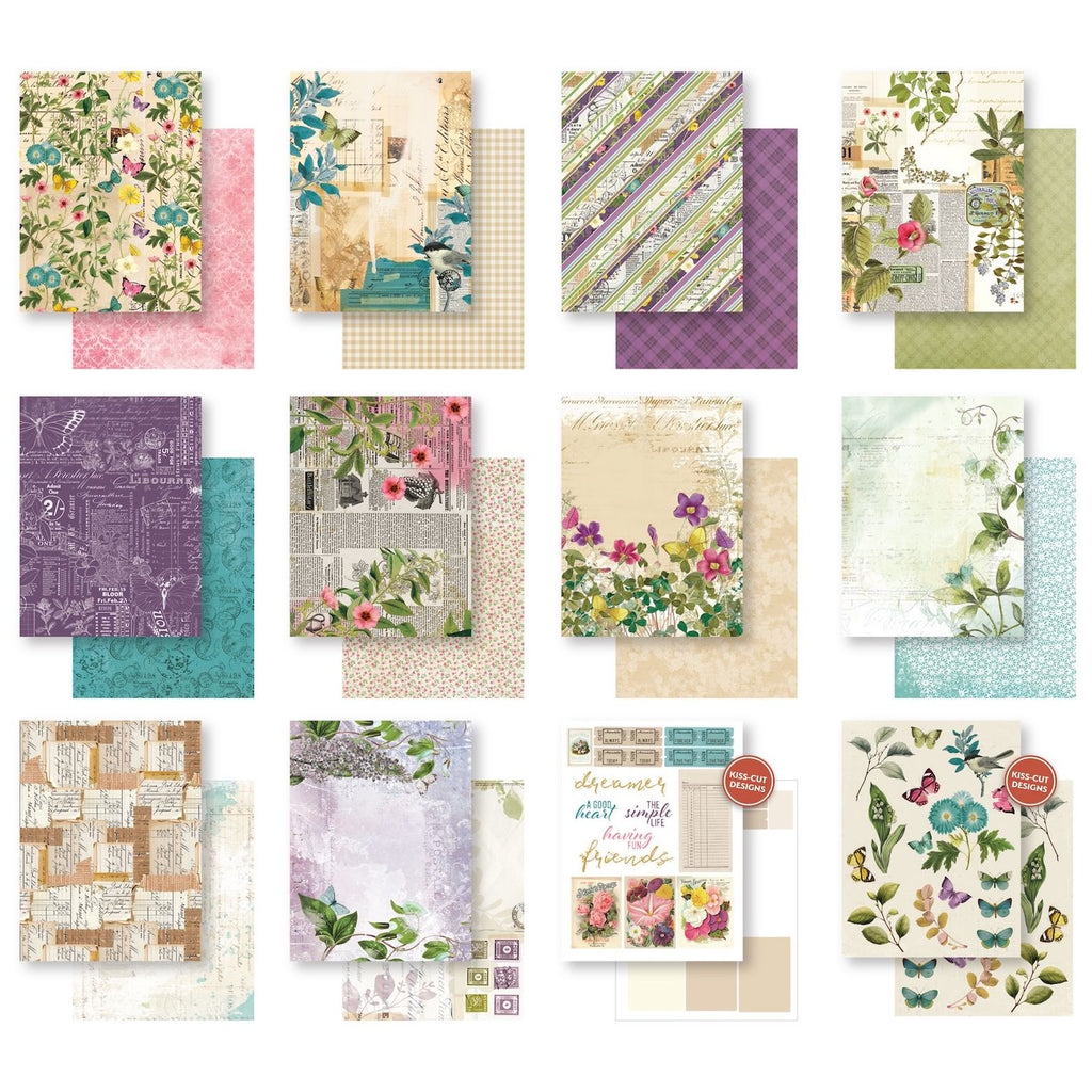 Arden Creative Studio Garden Chronicles 6x8 Paper Pad acspp0024 patterns