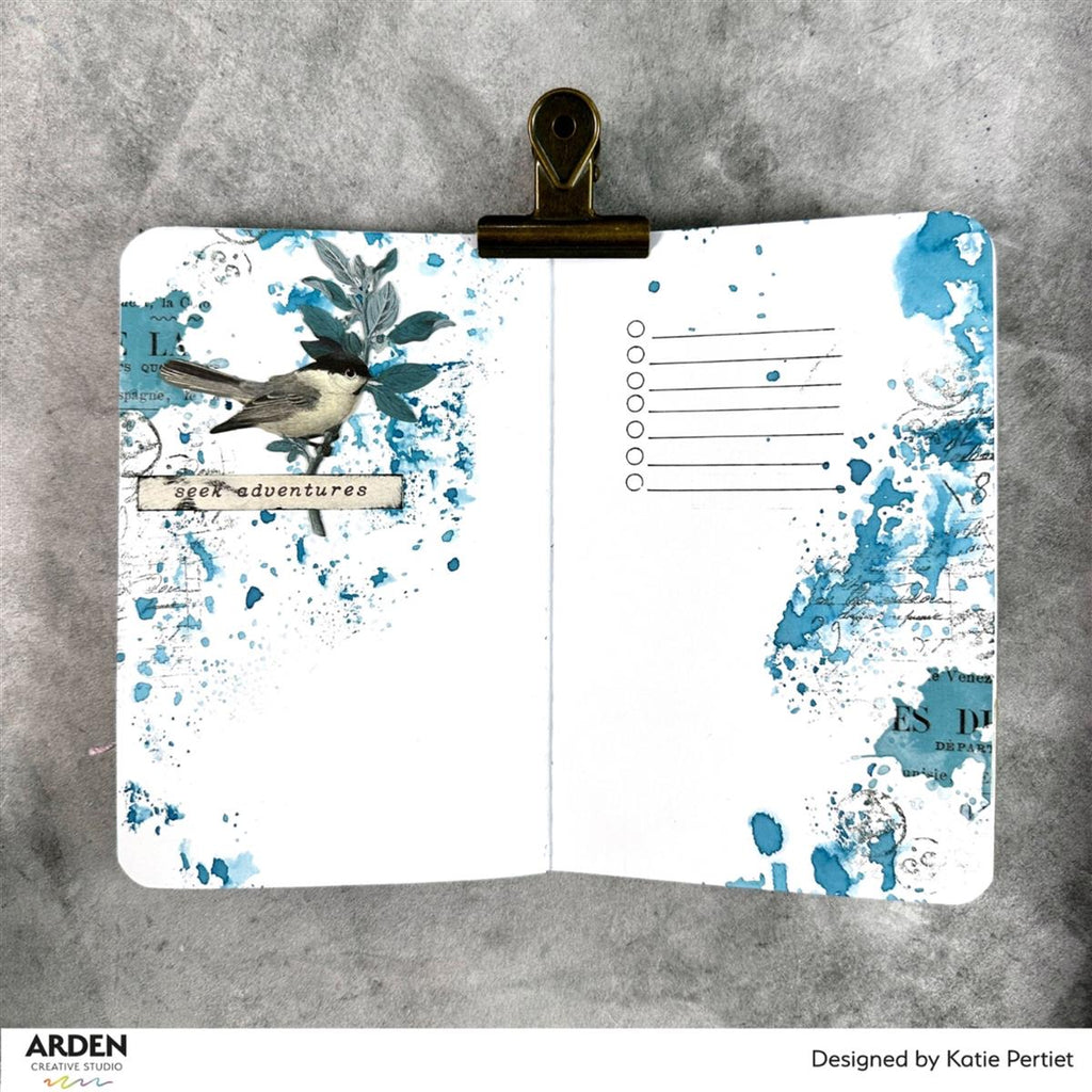 Arden Creative Studio Garden Chronicles Essentials Rub On Transfers acsro0010 bird