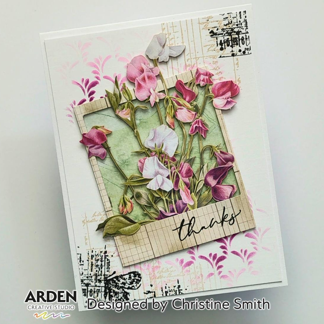 Arden Creative Studio Garden Chronicles Laser Cuts acslc0008 thanks