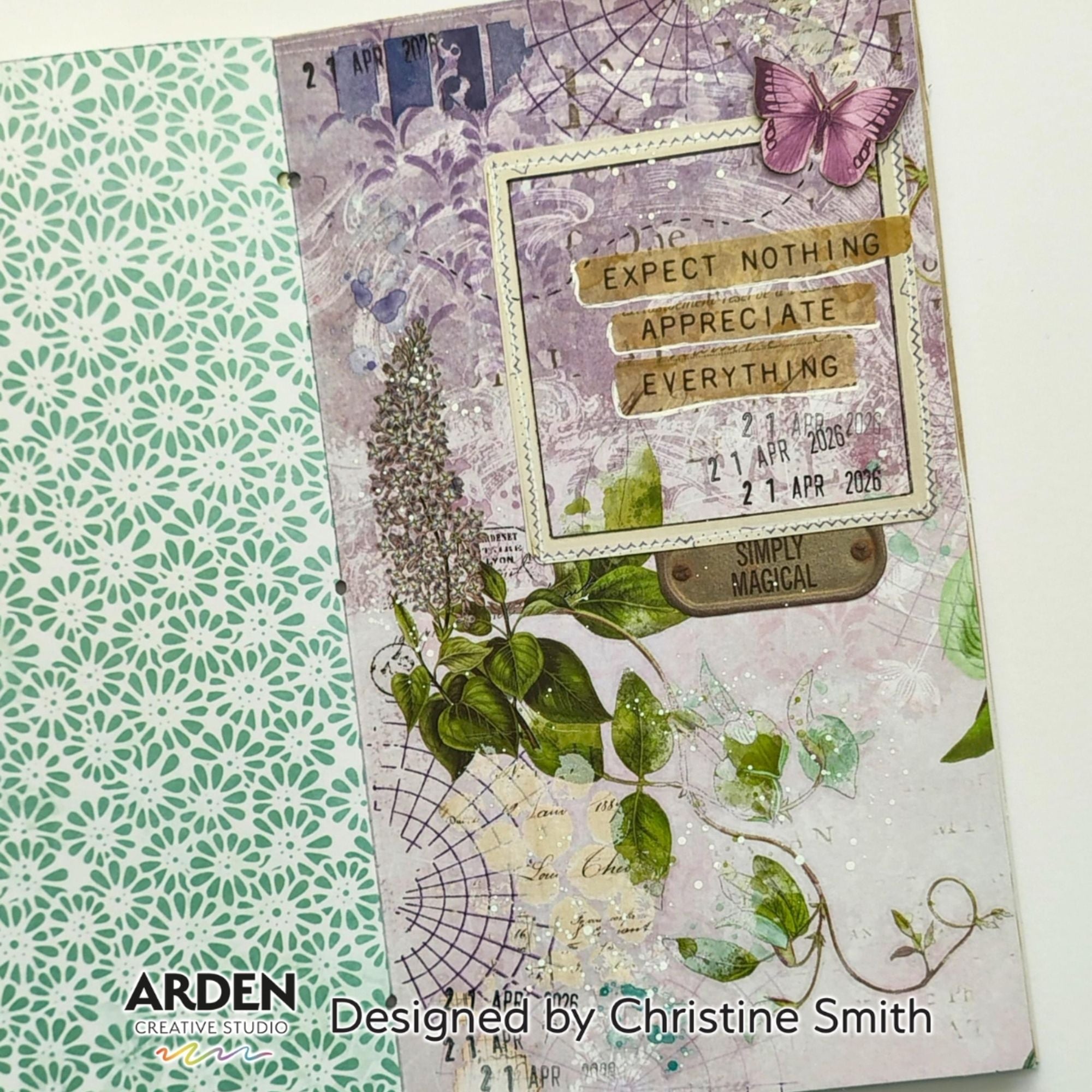 Arden Creative Studio Garden Chronicles Rub On Transfers acsro0009 simply magical