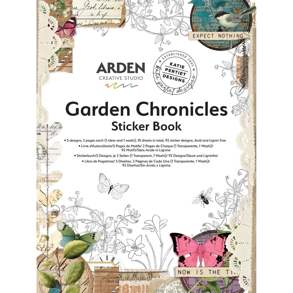Arden Creative Studio Garden Chronicles Sticker Book acssb0002