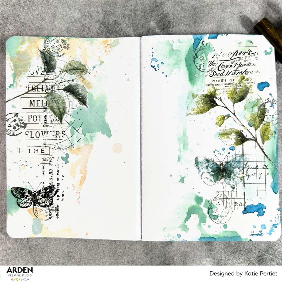 Arden Creative Studio Garden Chronicles Sticker Book acssb0002 butterflies