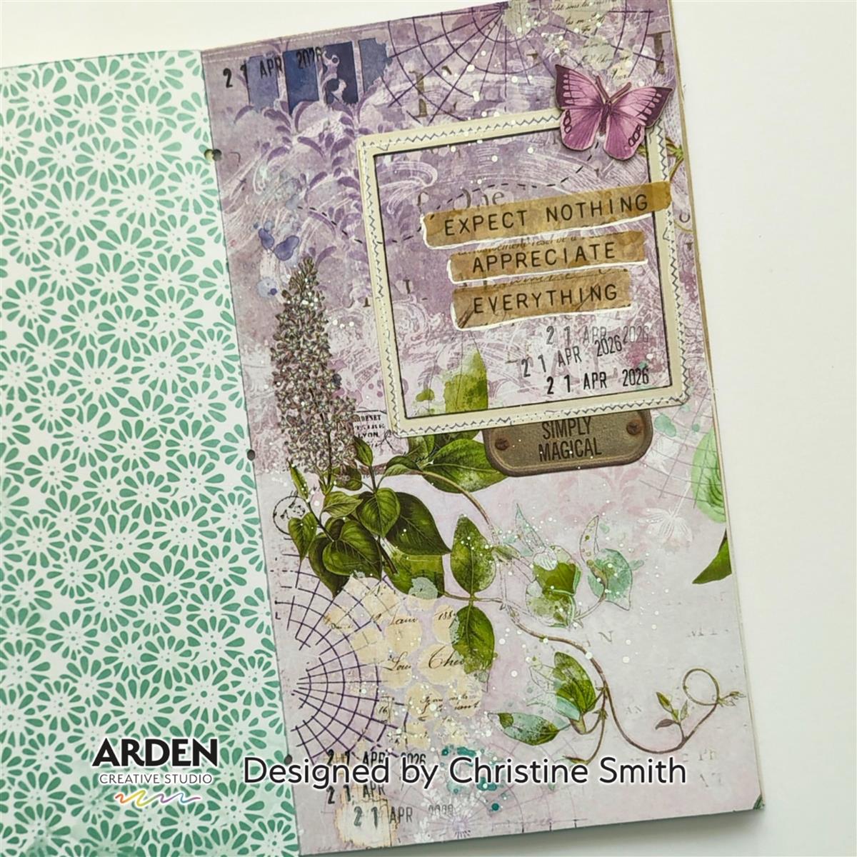 Arden Creative Studio Garden Chronicles Sticker Book acssb0002 expect nothing