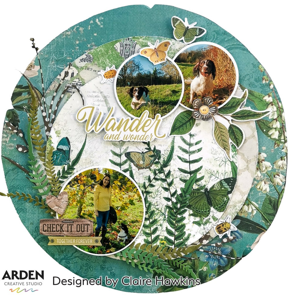 Arden Creative Studio Hidden Creek 8x8 Paper Pad acspp0002 wander