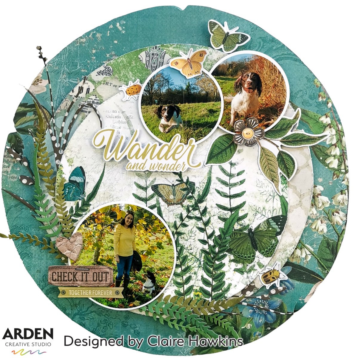 Arden Creative Studio Hidden Creek 8x8 Paper Pad acspp0002 wander