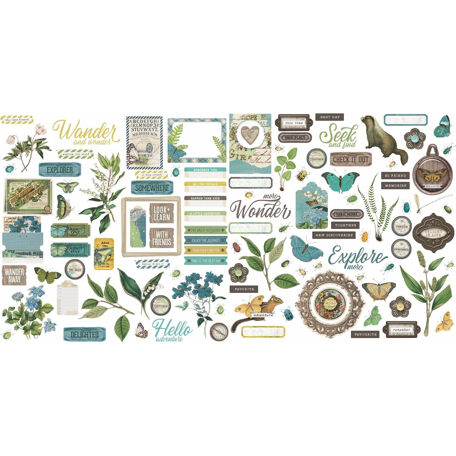 Arden Creative Studio Hidden Creek Ephemera Pack acsep0001