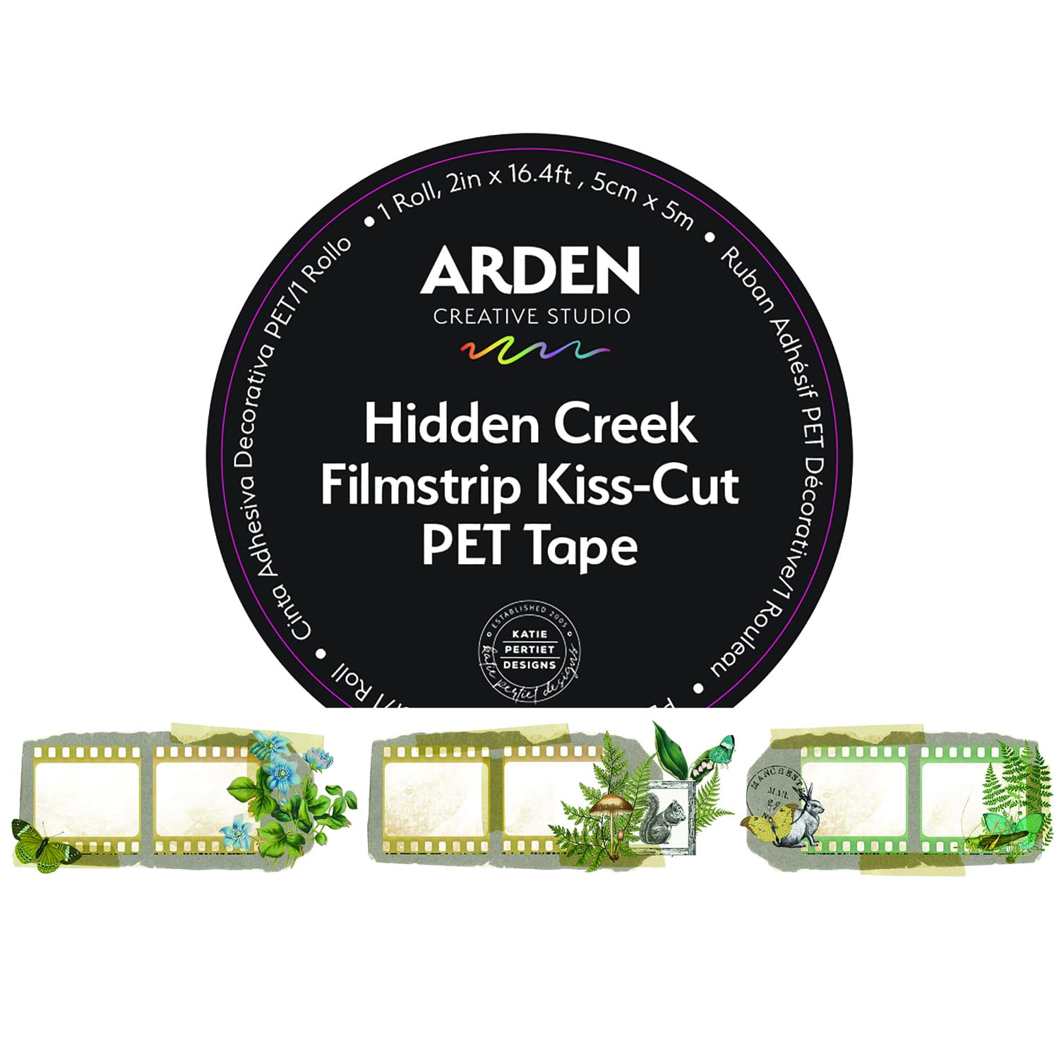 Arden Creative Studio Hidden Creek Filmstrip Kiss Cut Tape acsct0001