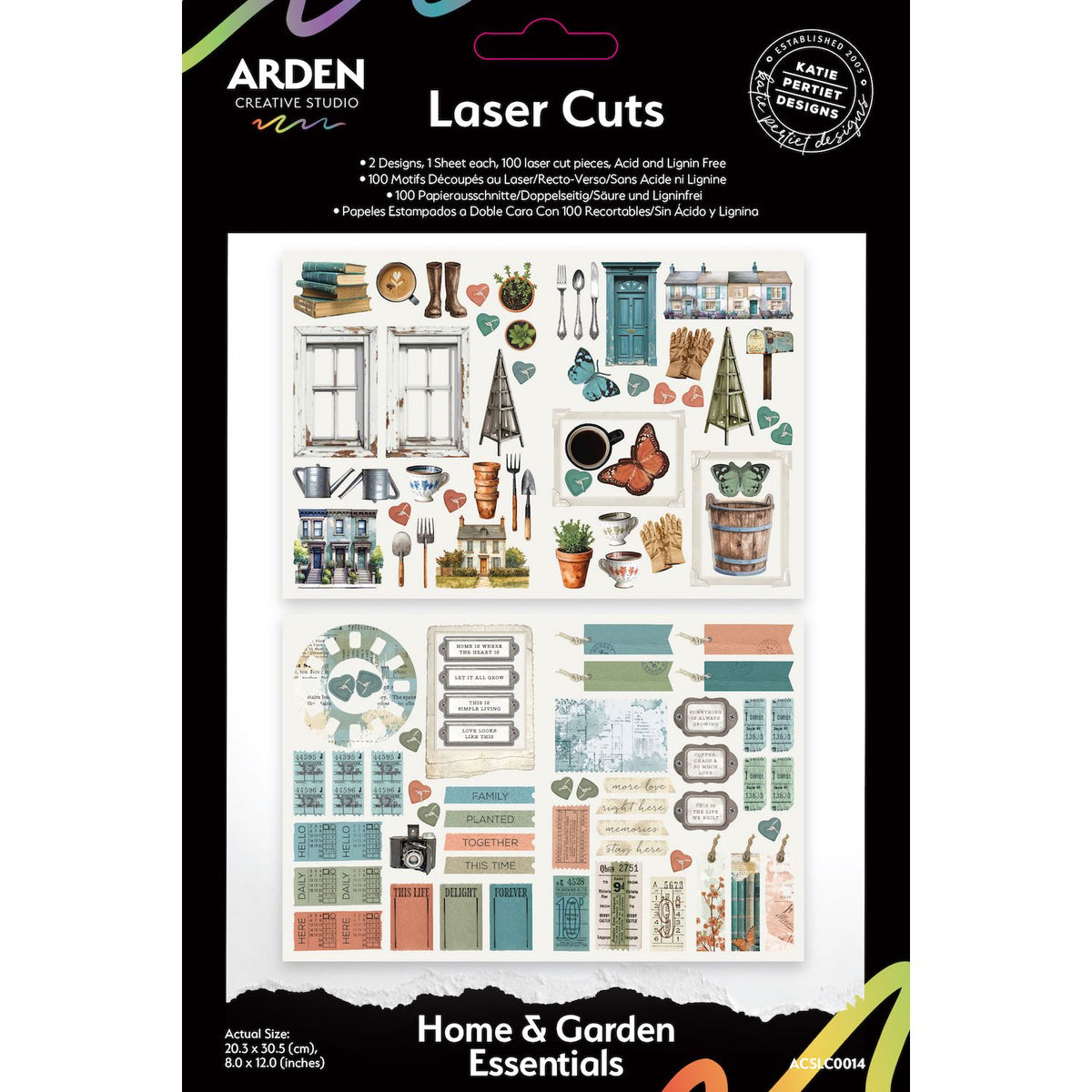 Arden Creative Studio Home and Garden Essentials Laser Cuts acslc0014