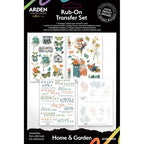 Arden Creative Studio Home and Garden Rub On Transfer Set acsro0014