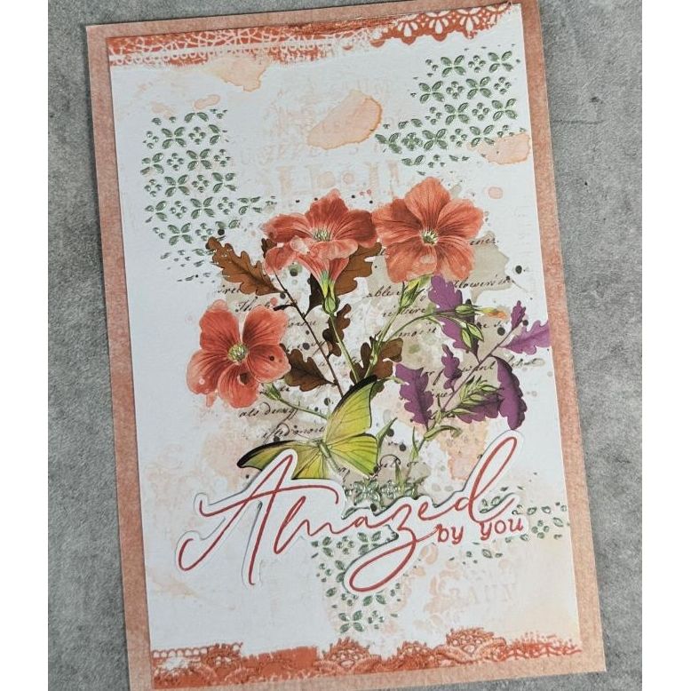 Arden Creative Studio Laurel Grove 6x8 Rub On Transfer Set acsro0005 amazed