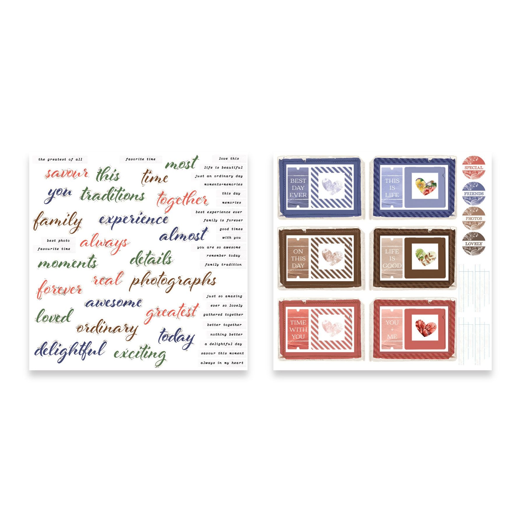 Arden Creative Studio Laurel Grove Page Makers Ephemera Pack acsep0008
