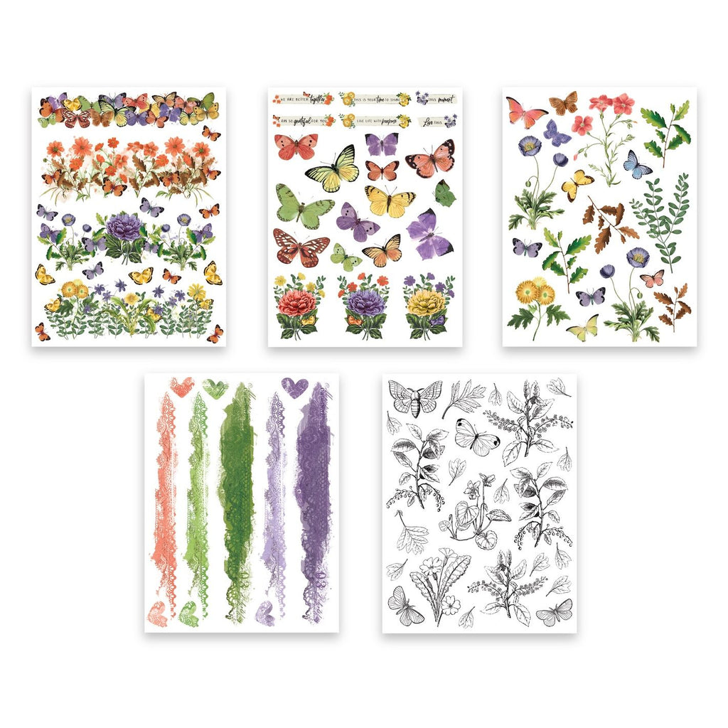Arden Creative Studio Laurel Grove Sticker Book acssb0001 pages