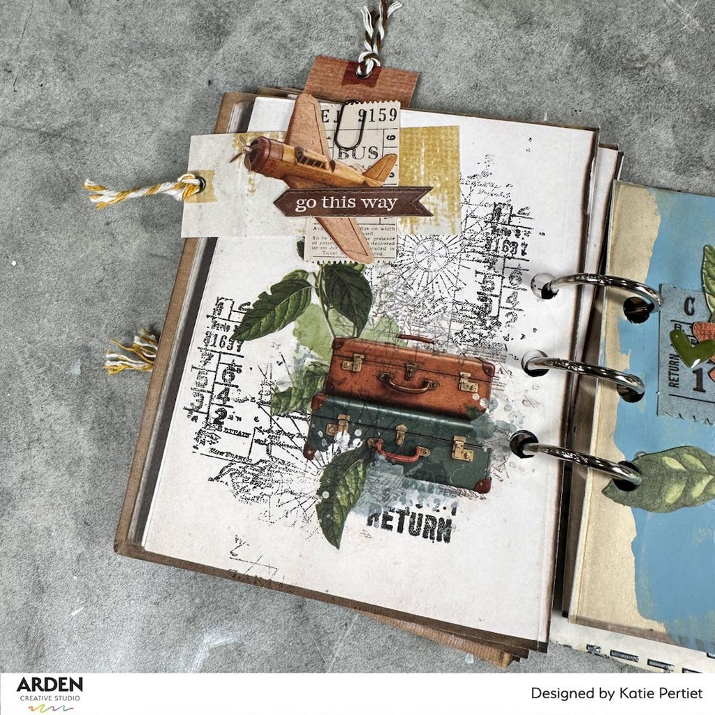 Arden Creative Studio Maker Series Charted Adventures Clear Stamp Set acscs0026 return