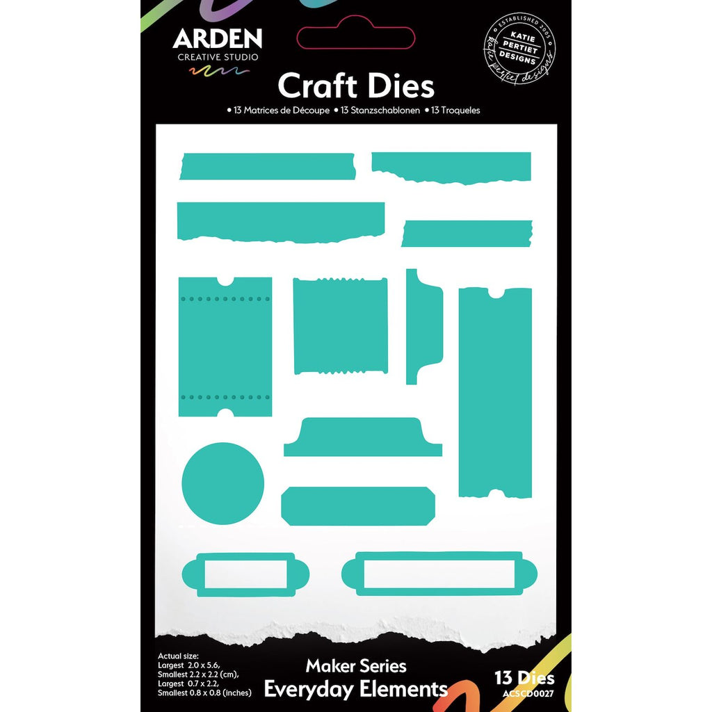 Arden Creative Studio Maker Series Everyday Elements Die Set acscd0027