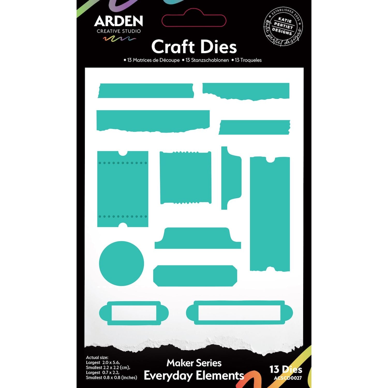 Arden Creative Studio Maker Series Everyday Elements Die Set acscd0027