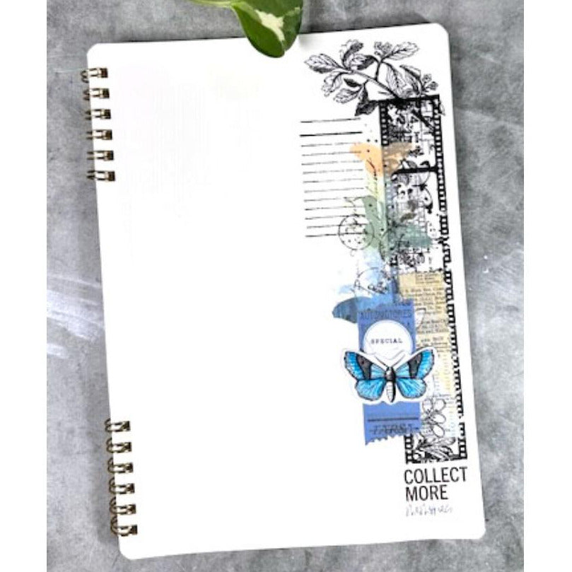 Arden Creative Studio Maker Series Everyday Notes Clear Stamp Set acscs0023 blue butterfly