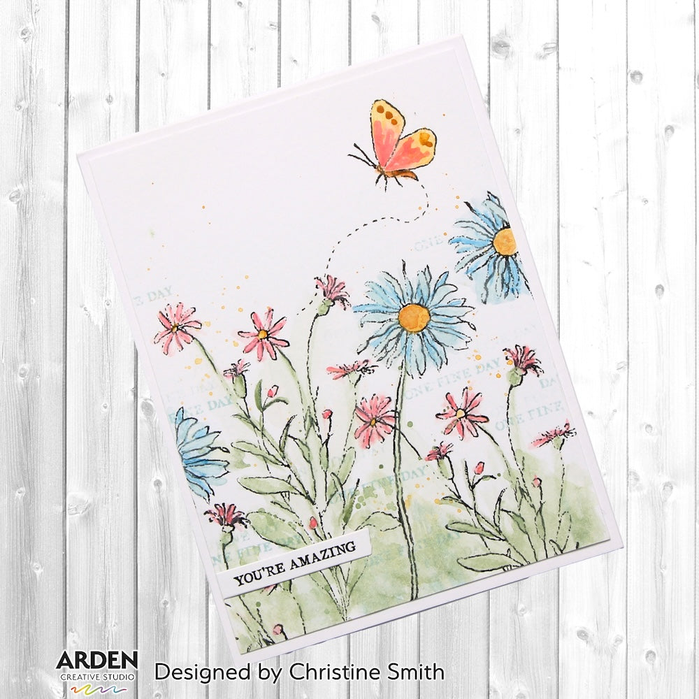 Arden Creative Studio Maker Series Field Notes Stem Sketches Clear Stamp Set acscs0022 amazing