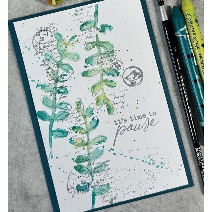 Arden Creative Studio Maker Series Grove Notes Clear Stamp Set acscs0015 pause