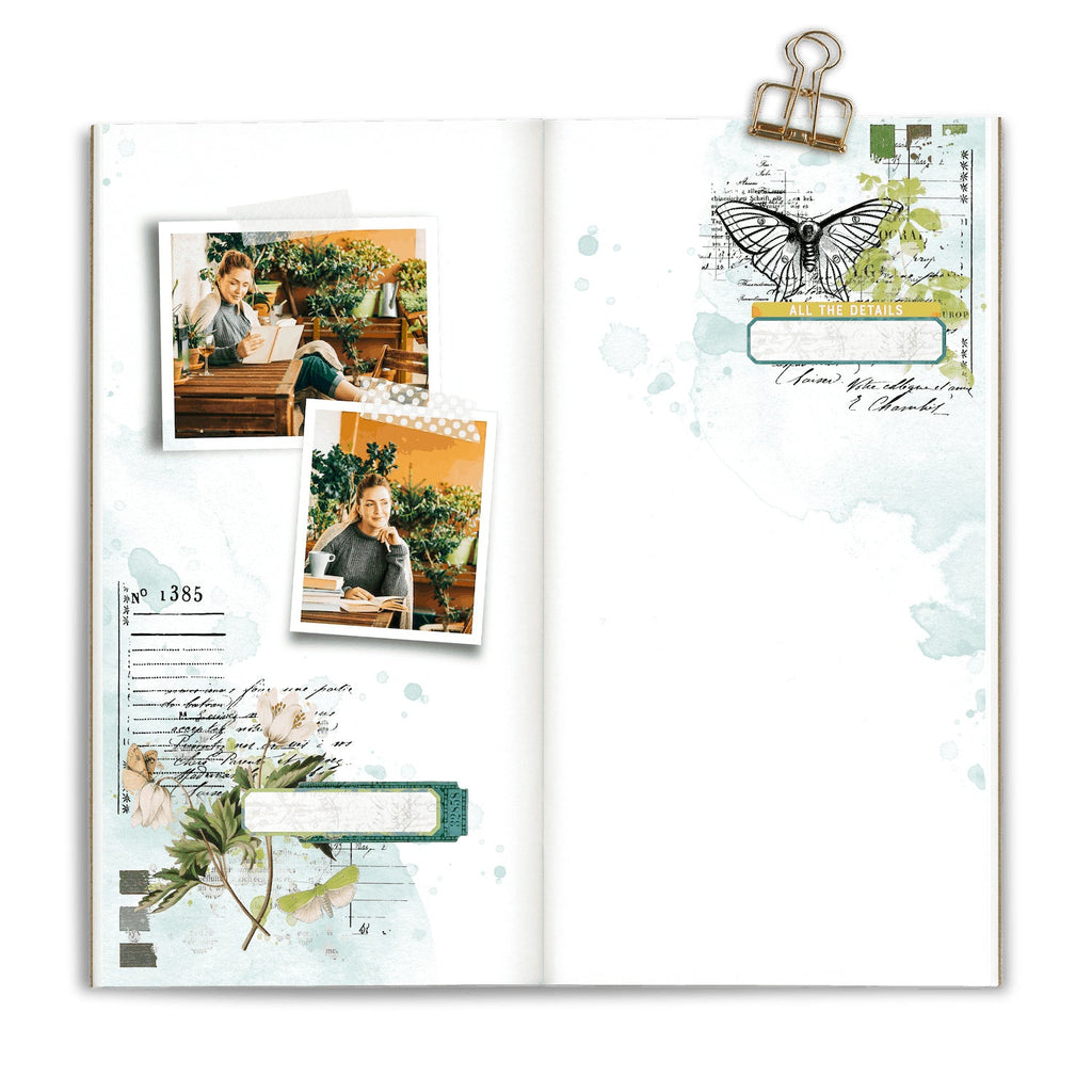 Arden Creative Studio Maker Series Letter Box Remnants 01 Stamp Set acscs0003 journal