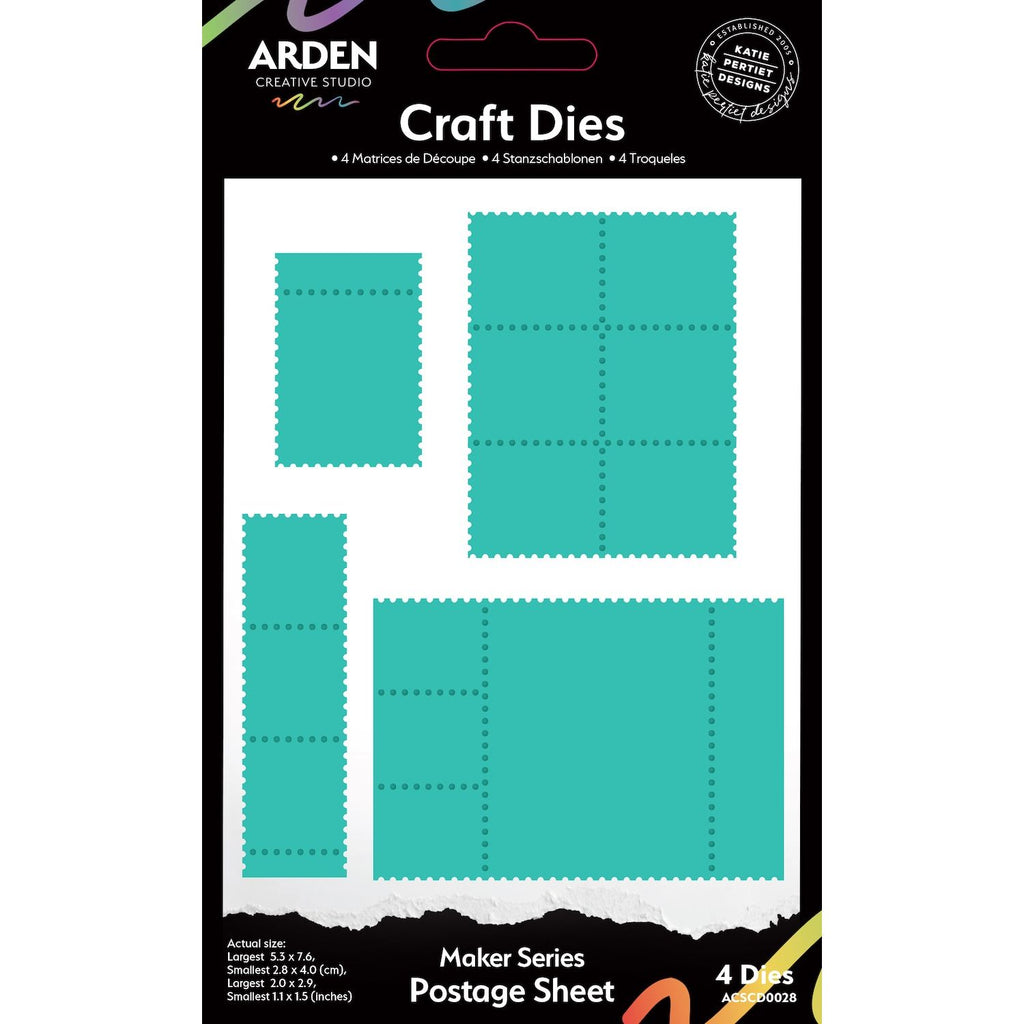 Arden Creative Studio Maker Series Postage Sheet Die Set acscd0028