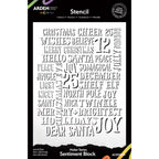Arden Creative Studio Maker Series Sentiment Block Stencil acsst0013