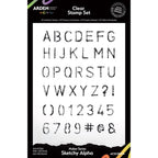 Arden Creative Studio Maker Series Sketchy Alpha Clear Stamp Set acscs0024